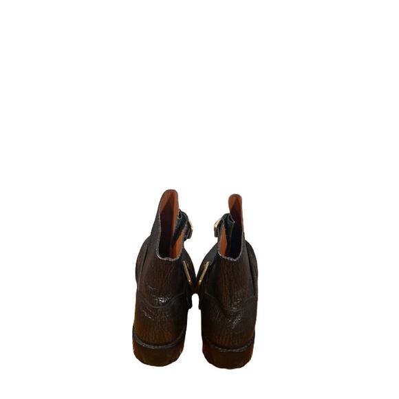 Marc by Marc Jacob Metallic Black Ankle Rain Boots Women Sz 35.5 - Picture 5 of 11